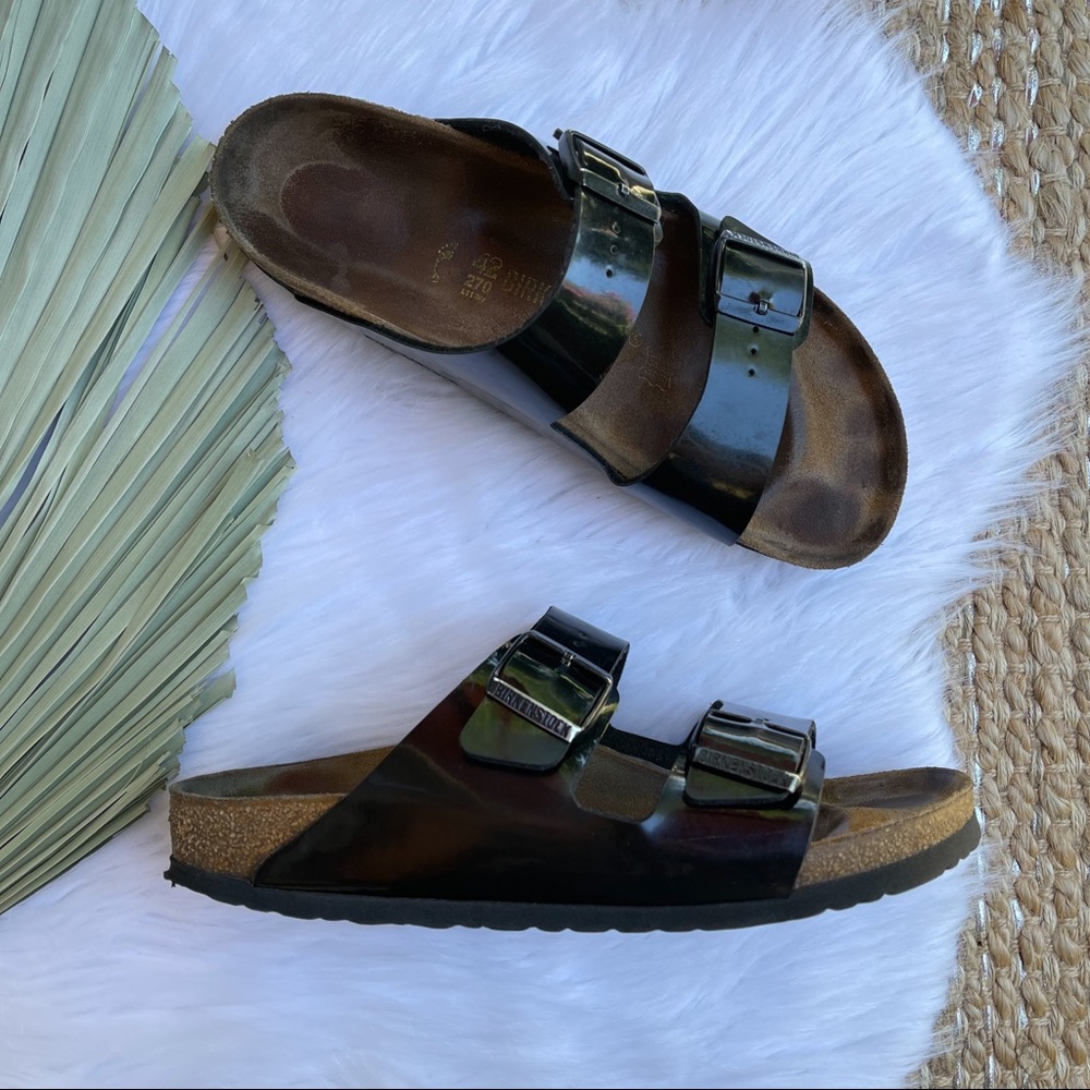 Birkenstock Arizona Black Sandals Size 42 L11 M9